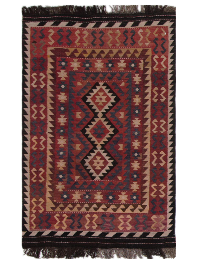Pacific Kilim Maimana Brown Multi Kilim