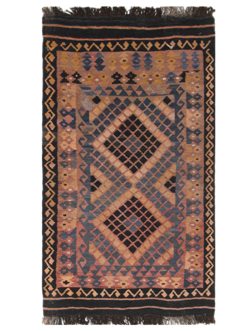 Pacific Kilim Maimana Brown Multi Kilim