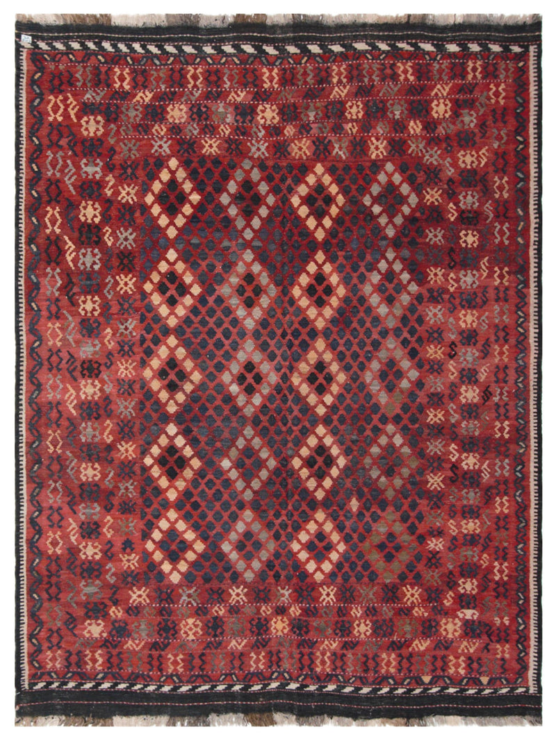 Pacific Kilim Maimana Red Multi kilim