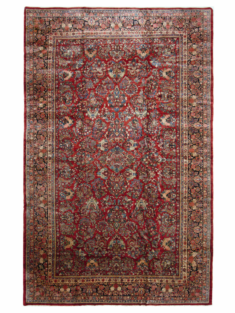 Pacific Sarouk Red Red Traditional