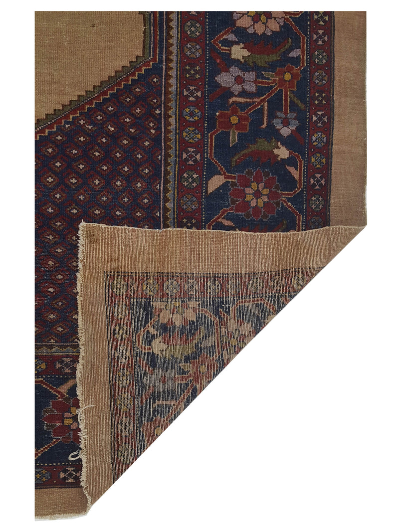 Pacific Antique Darjazin 67307 Camel Navy Traditional Antique Rug