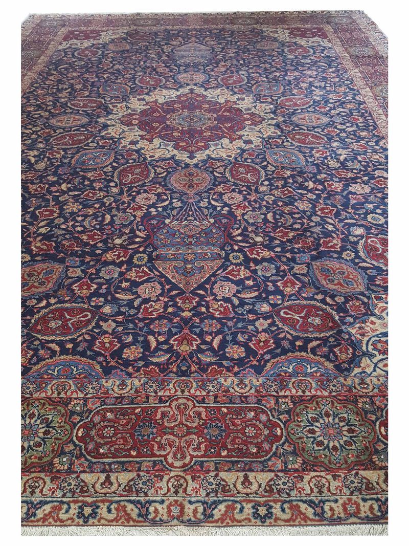 Pacific Tabriz Navy Ivory Traditional