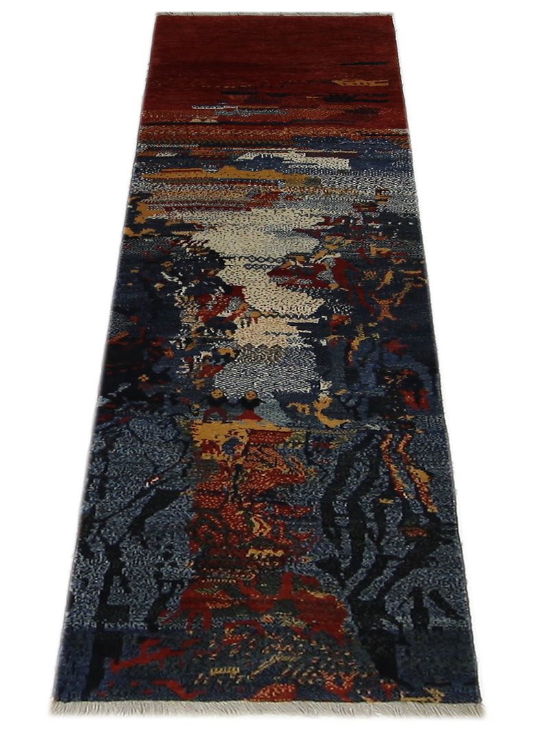Pacific Gabbeh-In 67331 Multi Multi Modern Hand Knotted Rug