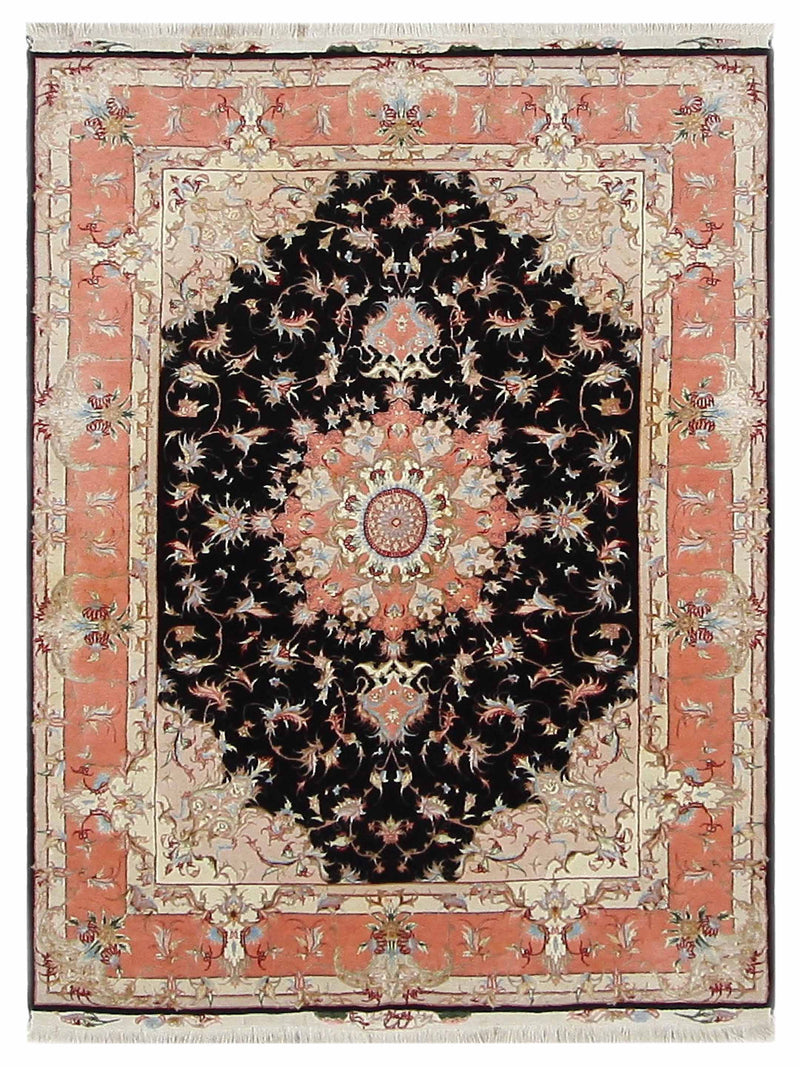 Pacific Fine Tabriz Black Samen Traditional
