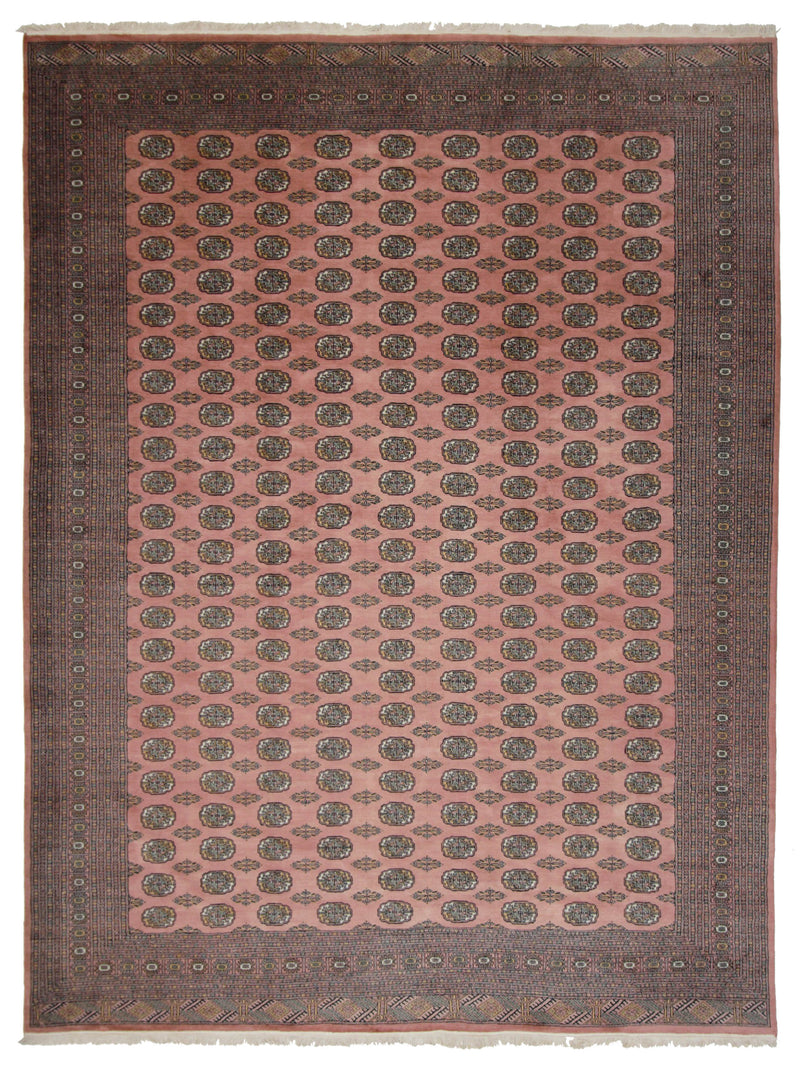 Pacific Bokhara Pink Brown Traditional