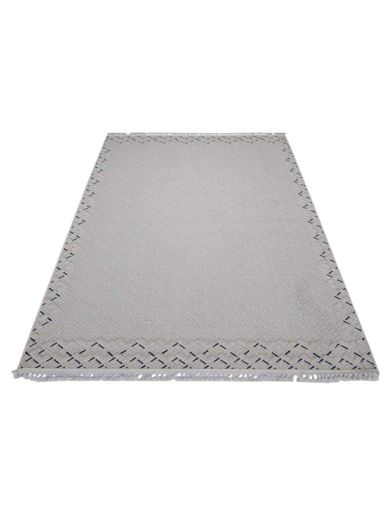 Pacific Aero 69736 Ivory Ivory Modern Power Loom Rug