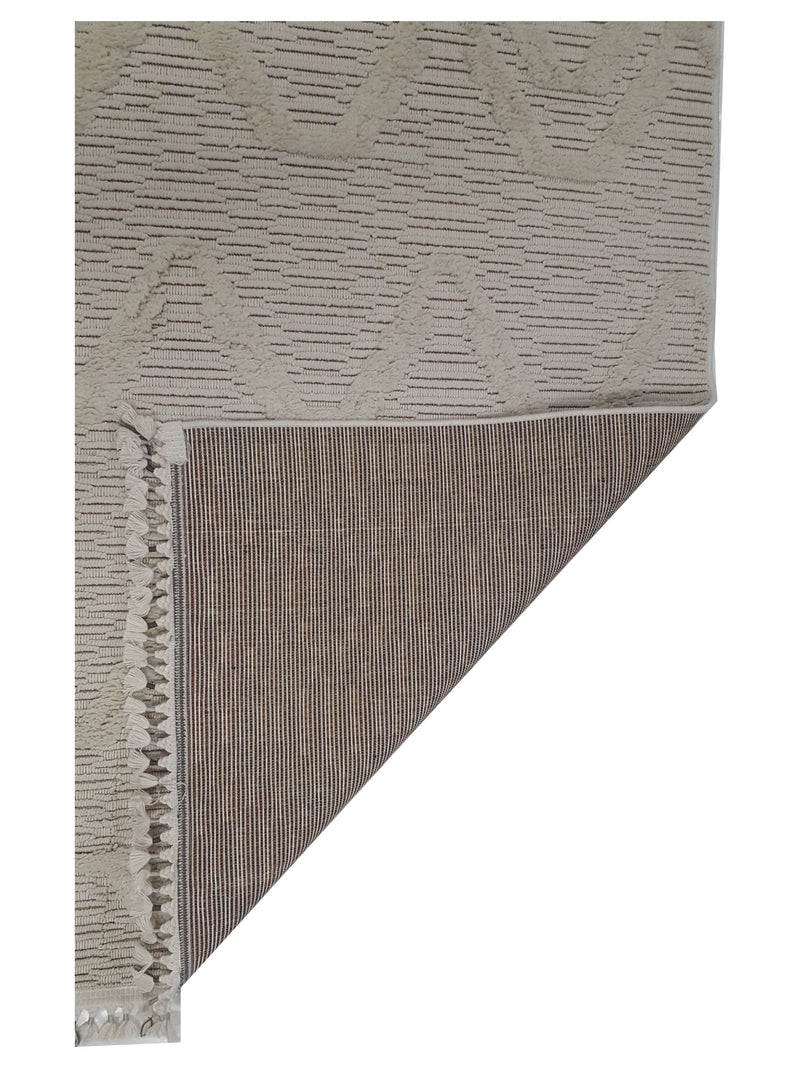 Pacific Aero 69763 Ivory Ivory Modern Power Loom Rug