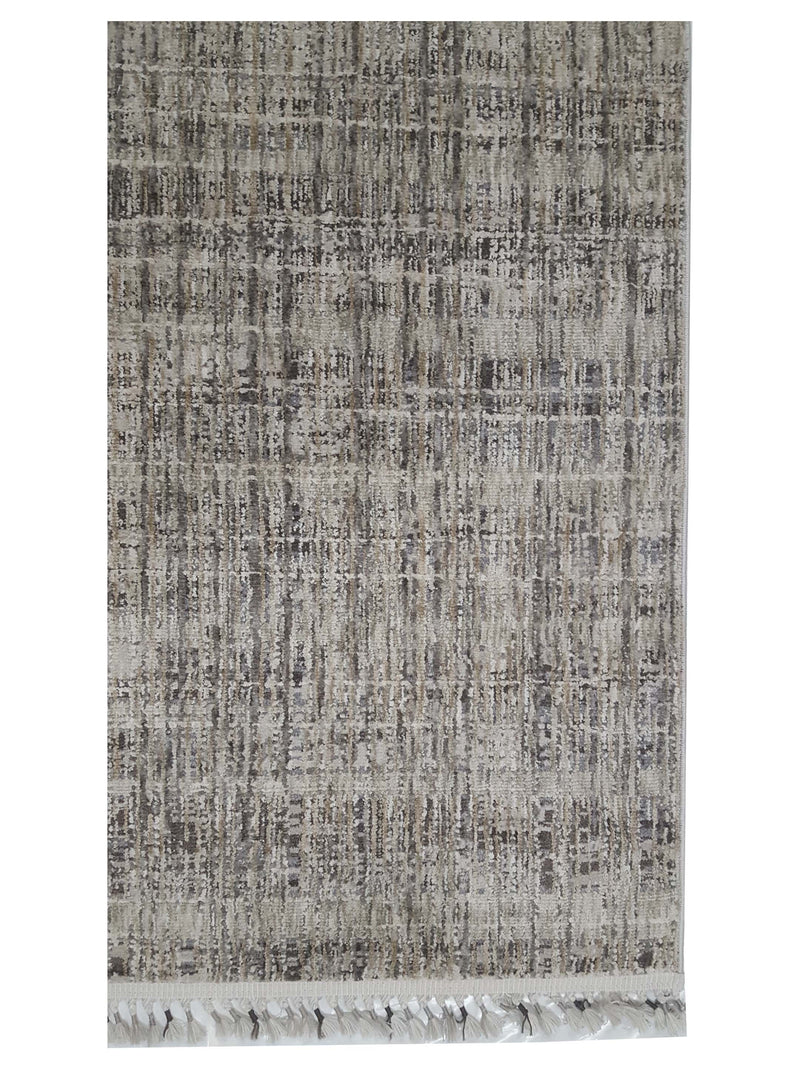 Pacific Aero 69795 Ivory Grey Modern Power Loom Rug