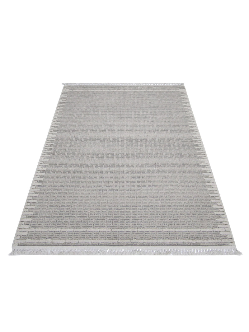 Pacific Aero 69798 Ivory Ivory Modern Power Loom Rug