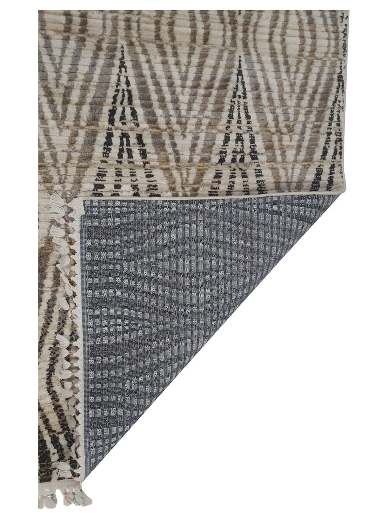 Pacific Aero 69808 Grey Ivory Modern Power Loom Rug