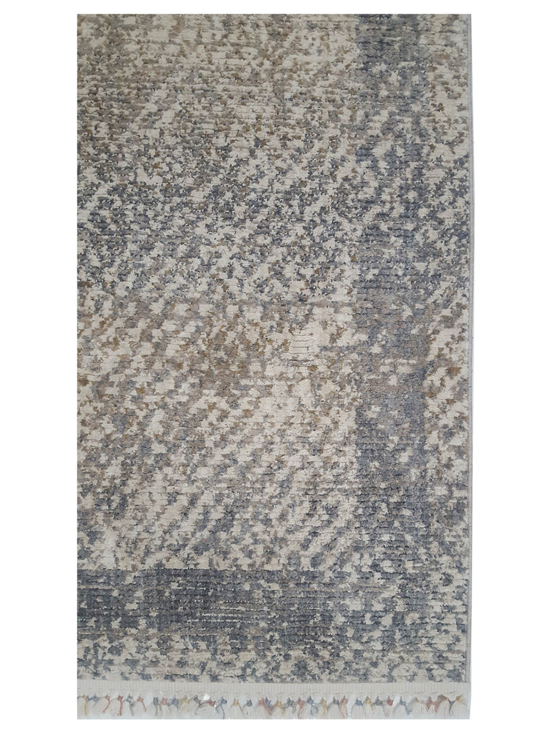 Pacific Aero 69814 Ivory Grey Modern Power Loom Rug