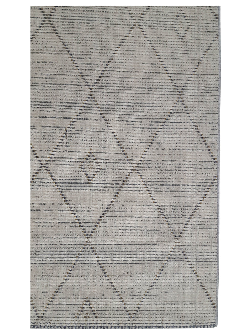 Pacific Aero 69817 Ivory Grey Modern Power Loom Rug