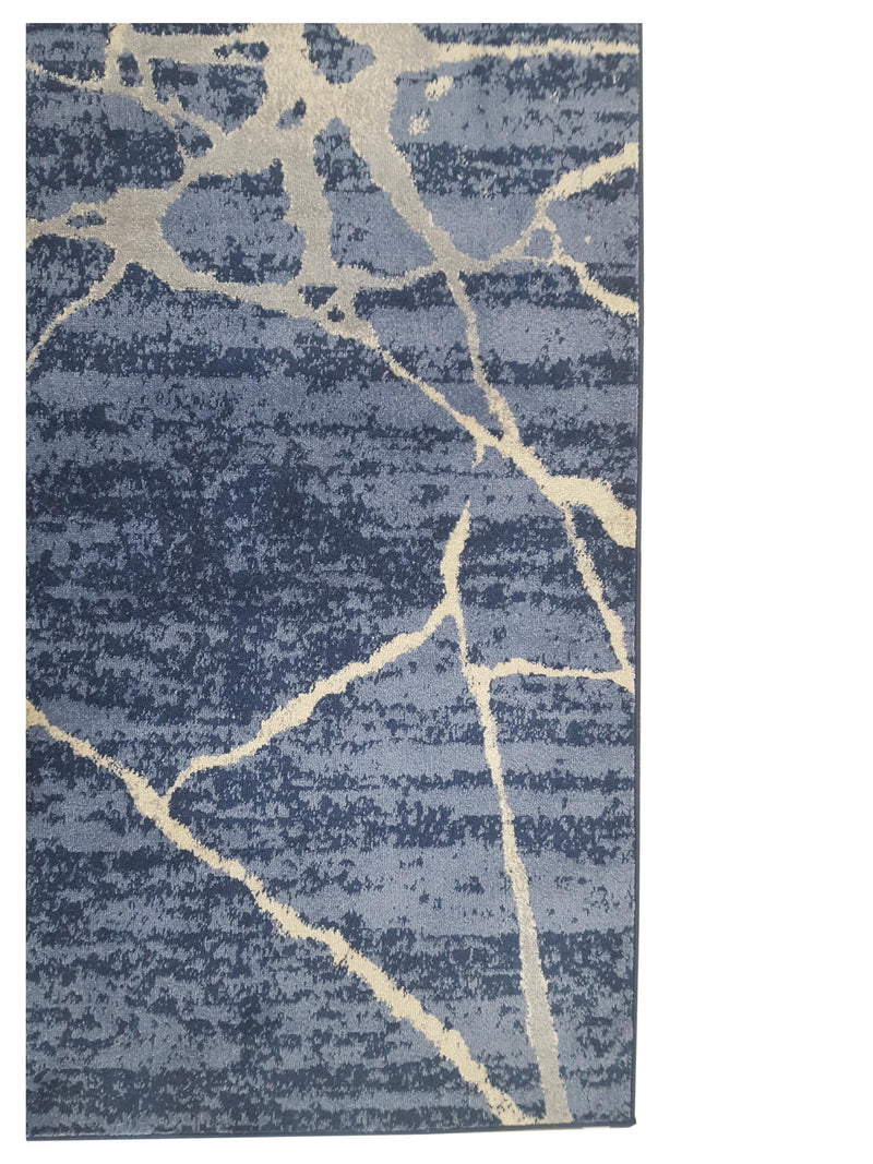 Pacific Cobra 72427 Blue Ivory Transitional Power Loom Rug