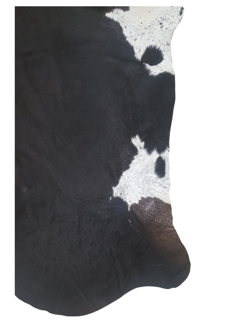 Aura Cowhide 73086 Black Ivory Cowhide Cowhide Rug