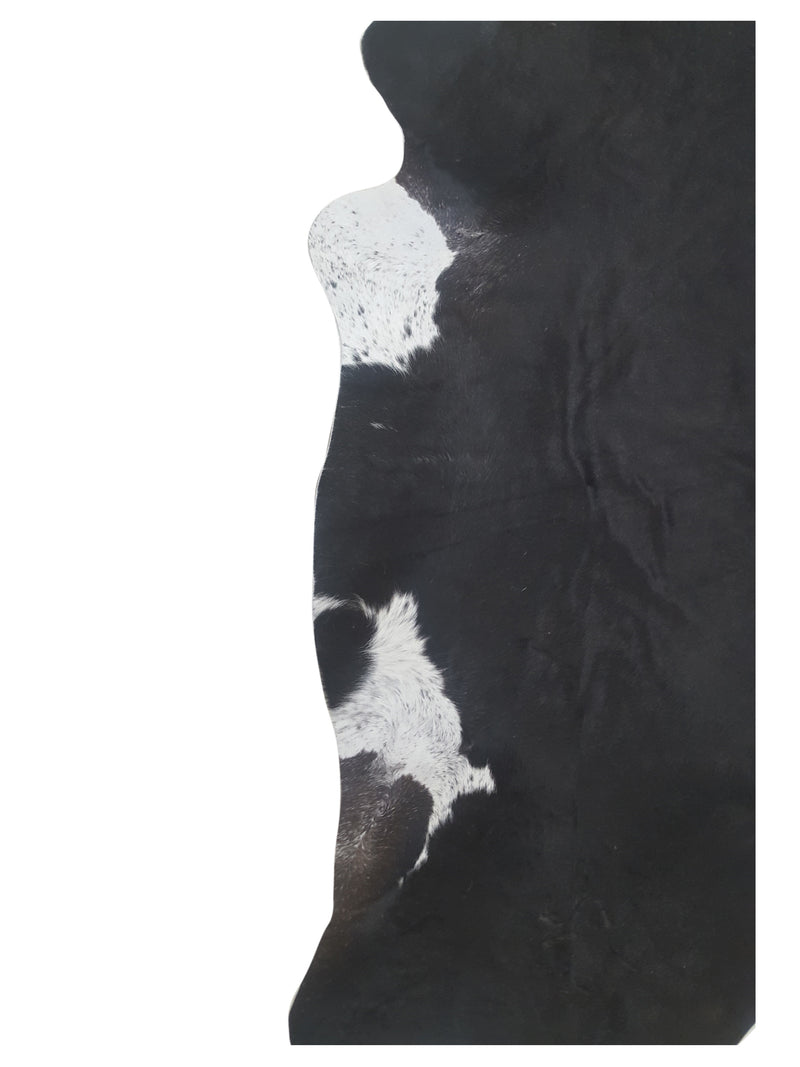 Aura Cowhide 73086 Black Ivory Cowhide Cowhide Rug