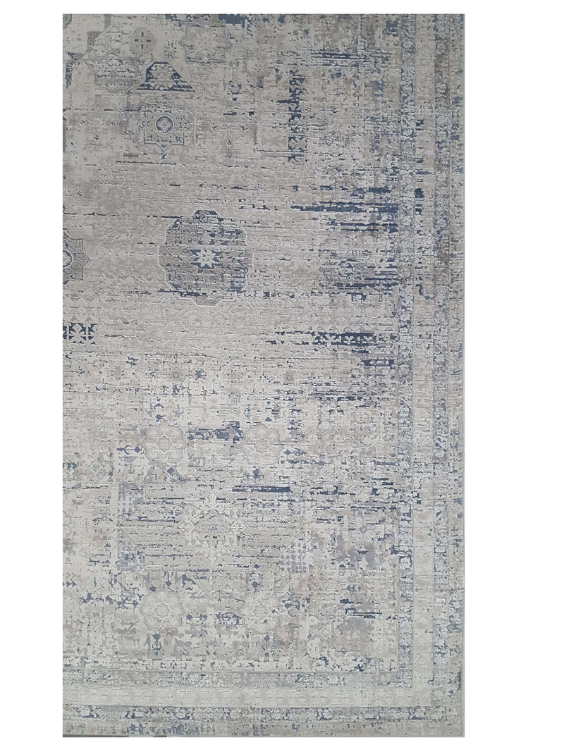 Pacific Ibiza 73180 Beige Blue Modern Power Loom Rug