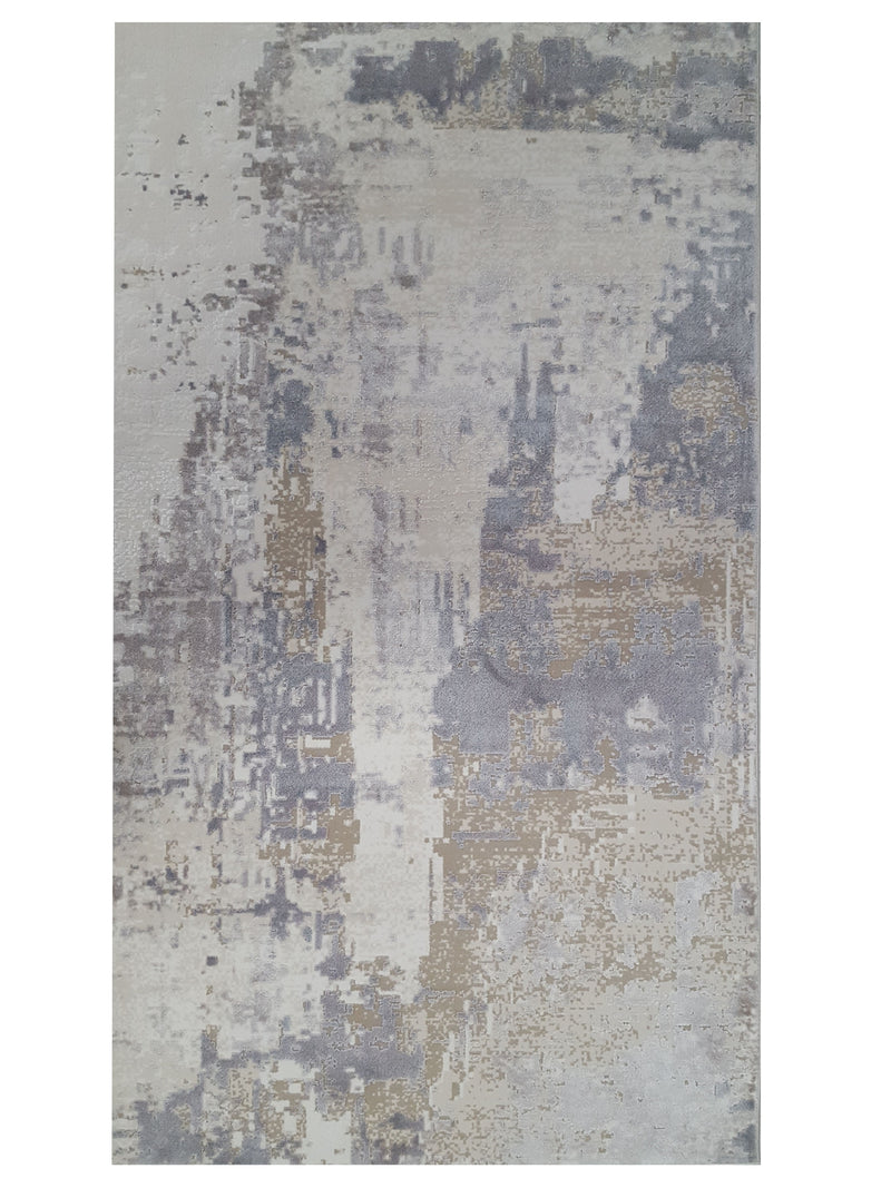 Pacific Ibiza 73203 Ivory Lt.Beige Modern Power Loom Rug