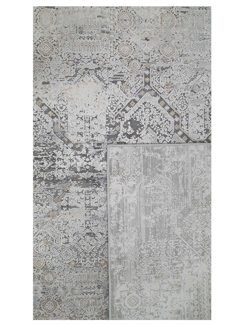 Pacific Ibiza 73207 D.Grey Grey Modern Power Loom Rug