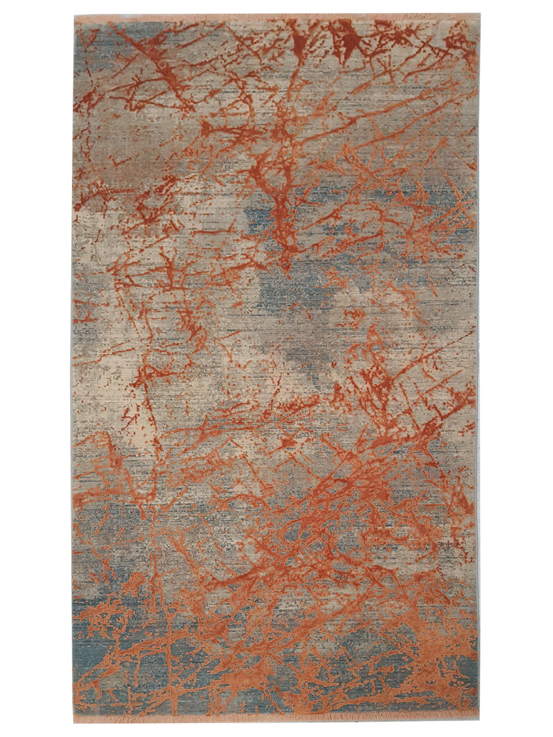 Pacific Ibiza Orange Grey Modern