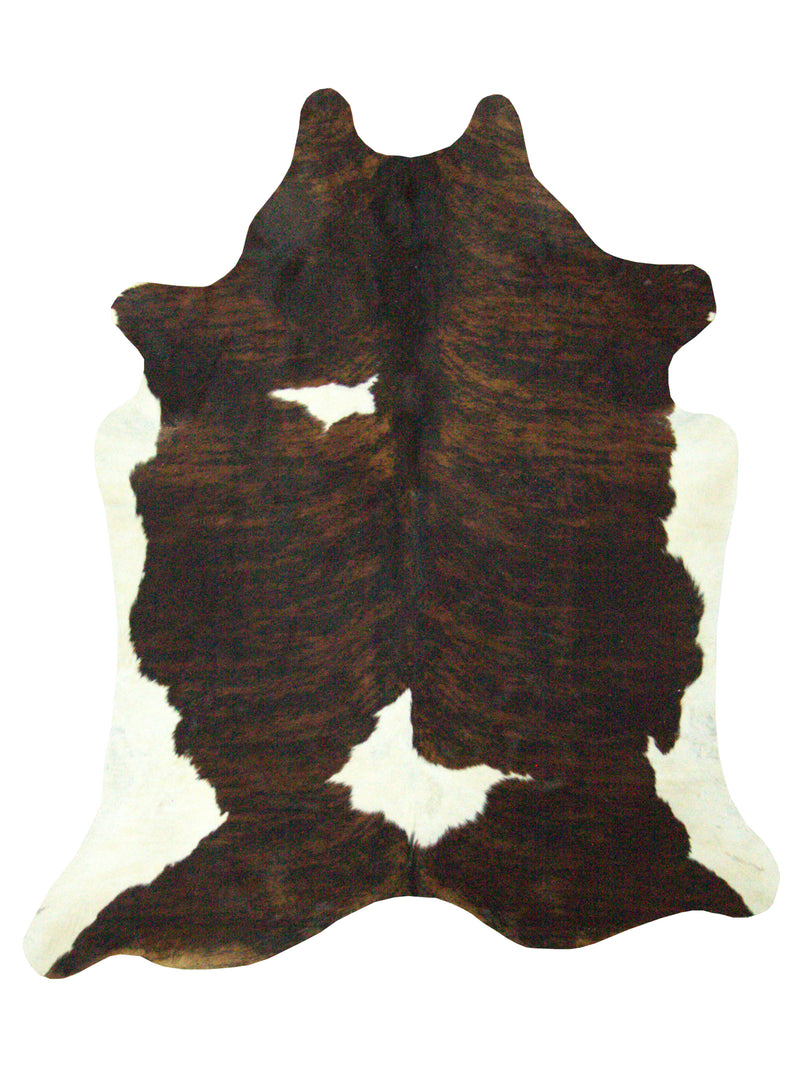 Aura Cowhide 73325 Mocha Ivory Cowhide Cowhide Rug