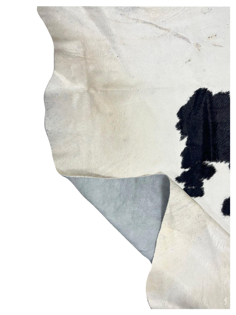 Aura Cowhide 73370 Black Ivory Cowhide Cowhide Rug