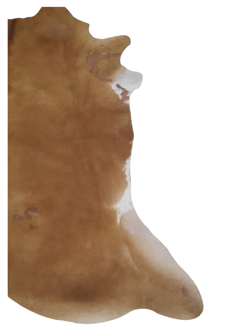 Aura Cowhide 73381 Camel Ivory Cowhide Cowhide Rug