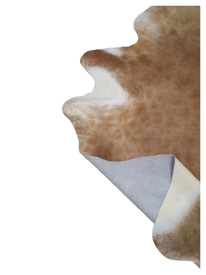 Aura Cowhide 73391 Camel Ivory Cowhide Cowhide Rug
