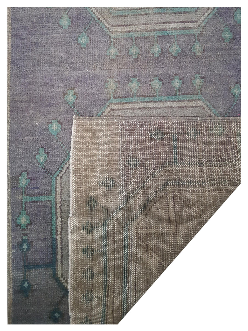 Pacific Anatolia 73542 Purple Beige Transitional Hand Knotted Rug