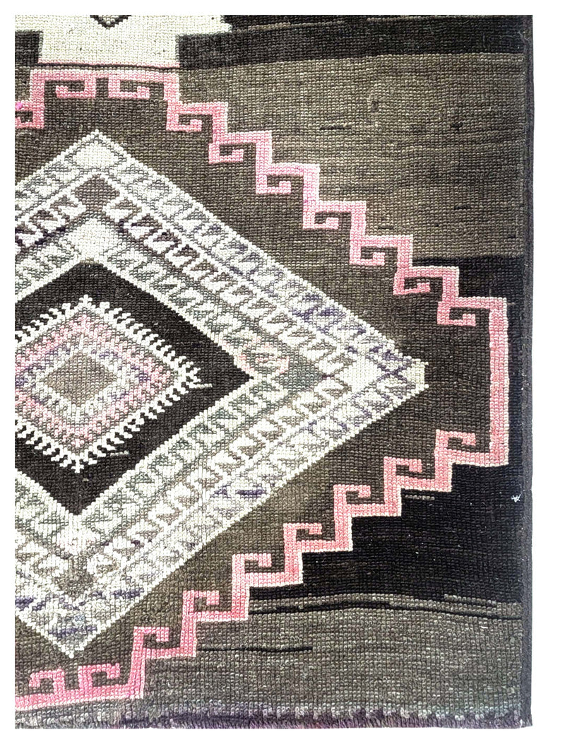Pacific Kars 73567 Mocha Pink Transitional Hand Knotted Rug