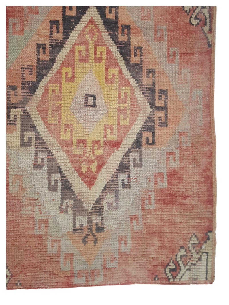 Pacific Anatolia 73579 Orange Beige Transitional Hand Knotted Rug