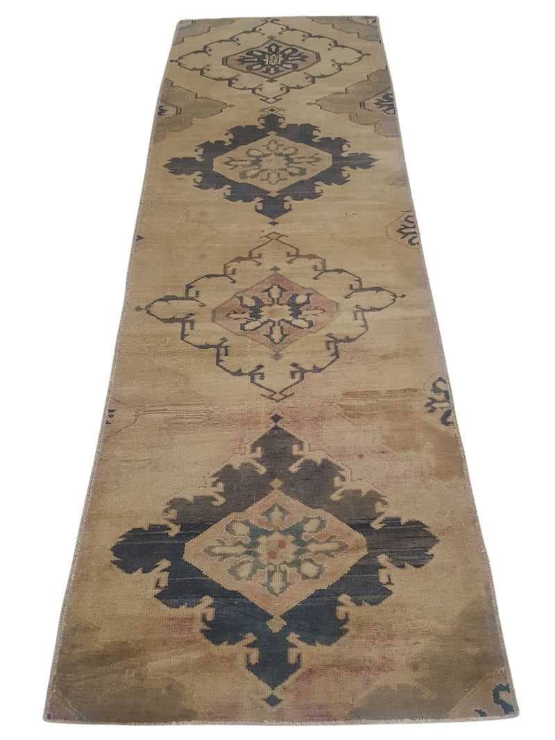 Pacific Anatolia 73592 Camel Navy Transitional Hand Knotted Rug