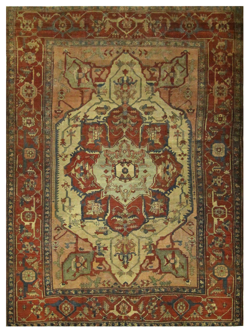 Fasa Antique Serapi Gold Rust Transitional