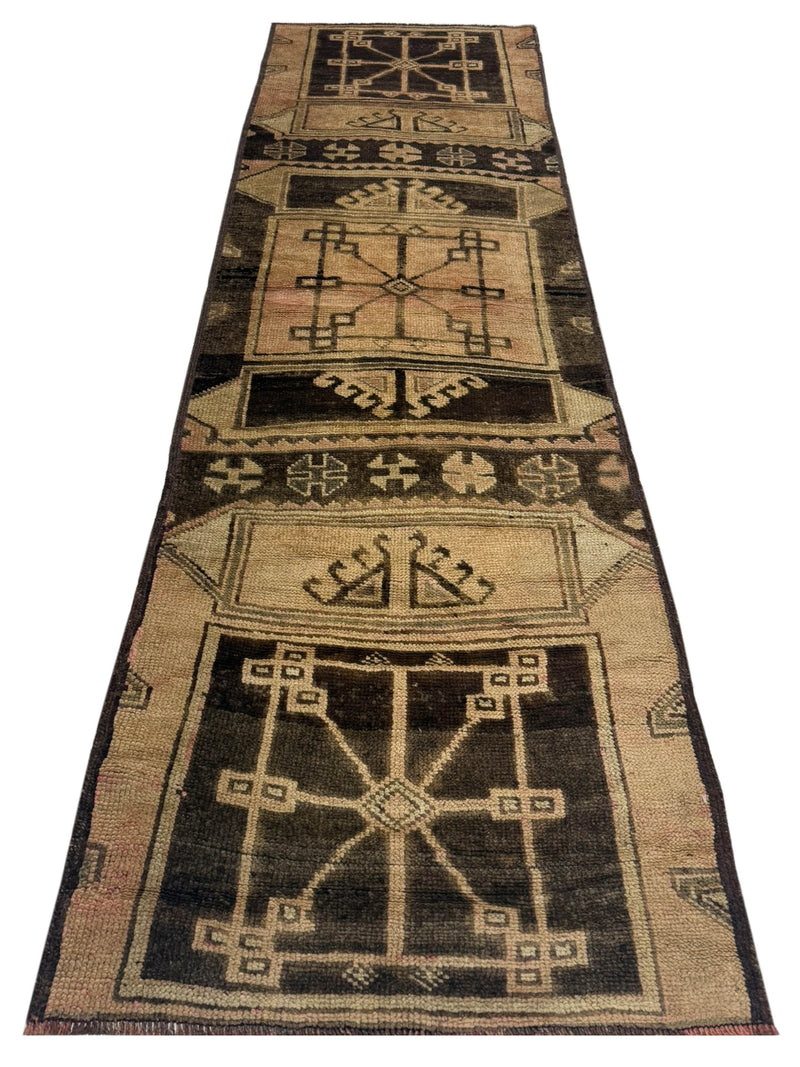 Pacific Kars 73622 Camel Brown Transitional Hand Knotted Rug