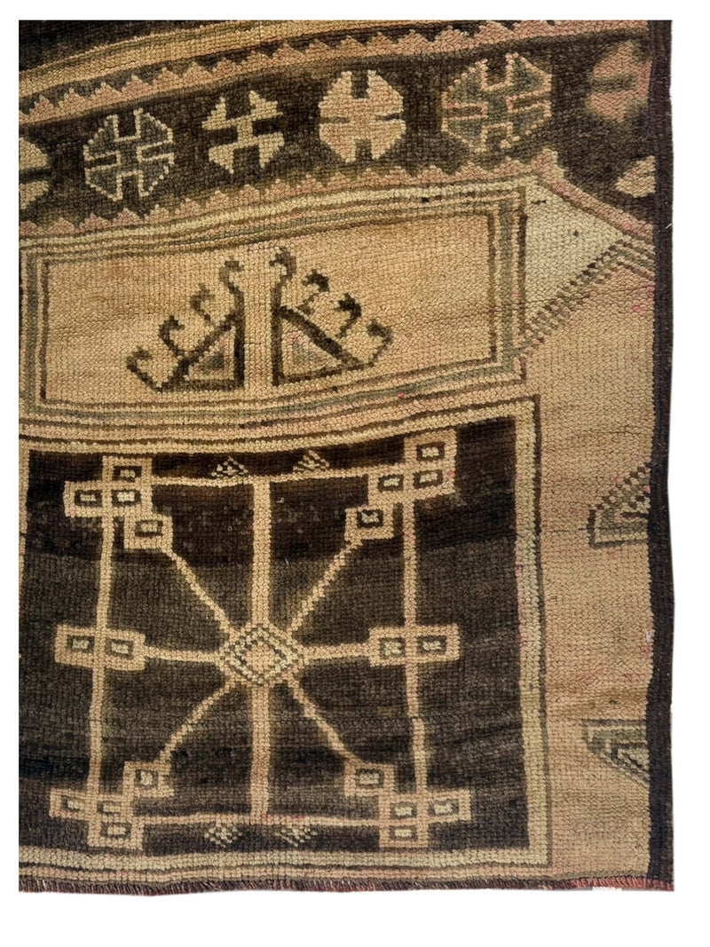 Pacific Kars 73622 Camel Brown Transitional Hand Knotted Rug