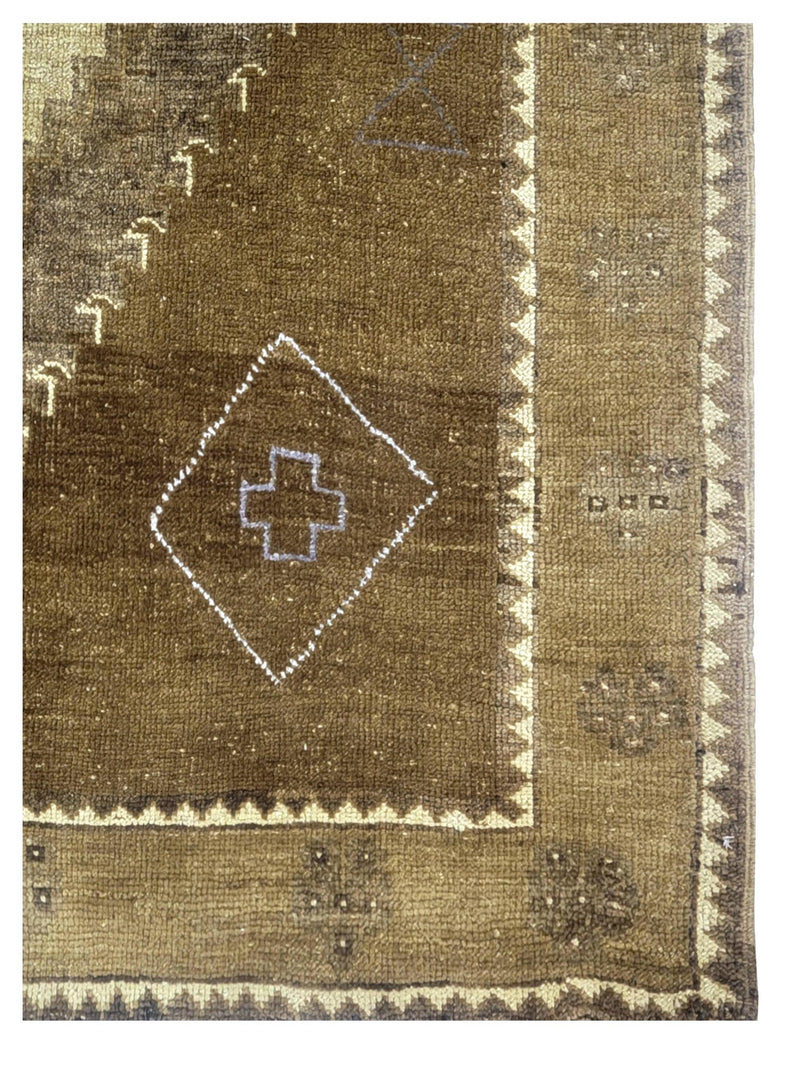 Pacific Kars 73631 Mocha Beige Transitional Hand Knotted Rug