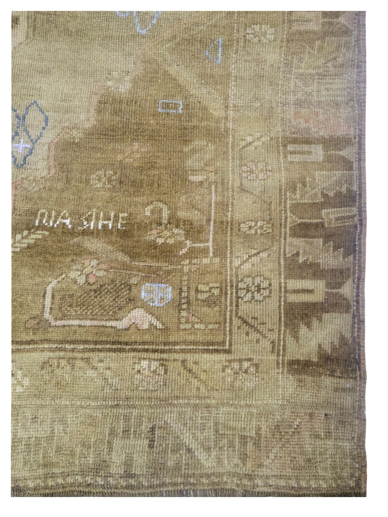 Pacific Kars 73634 Latte Beige Transitional Hand Knotted Rug
