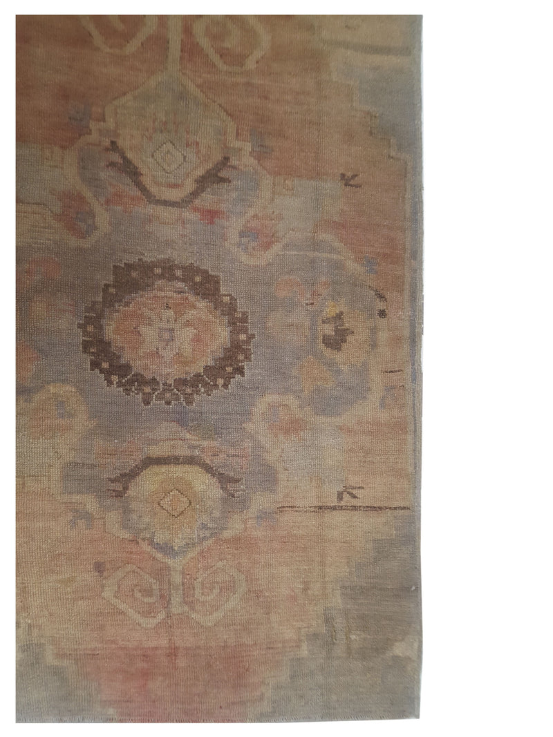 Pacific Anatolia 73642 Orange Gold Transitional Hand Knotted Rug
