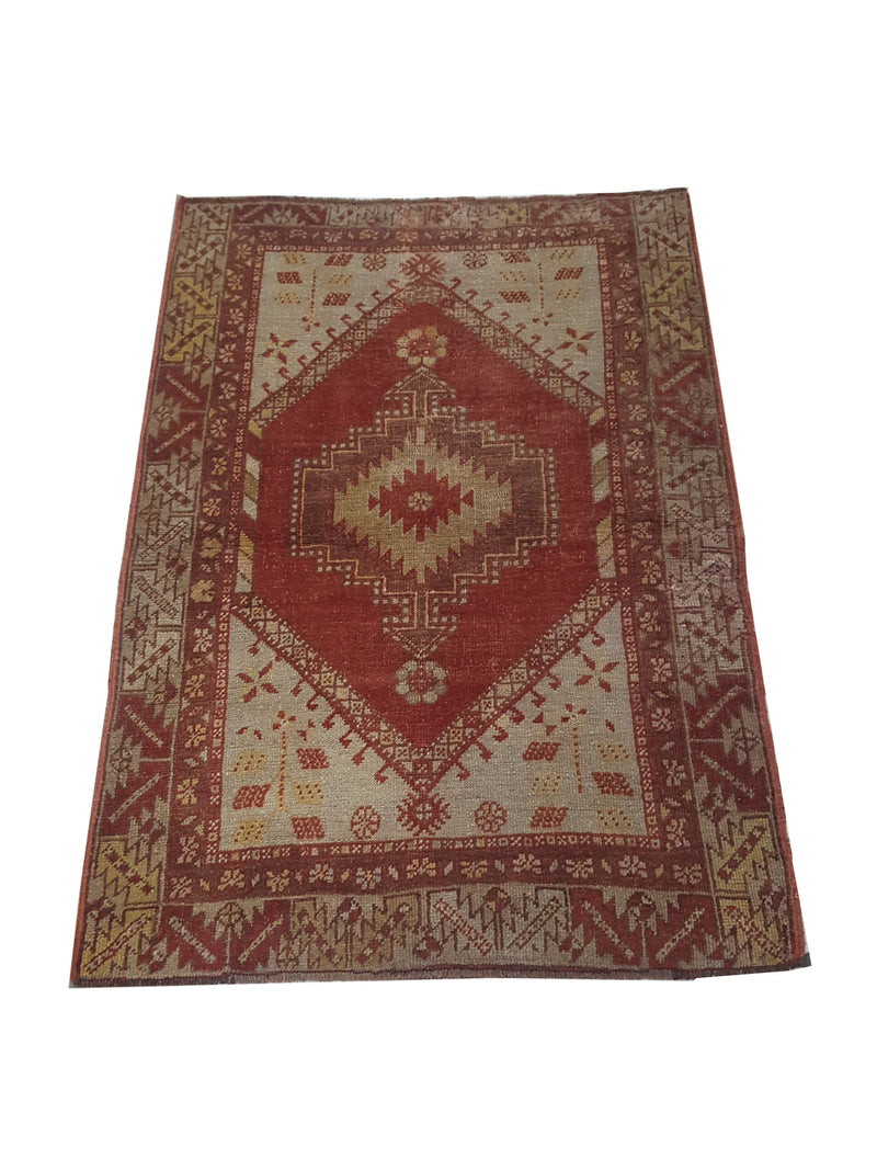 Pacific Anatolia 73649 Rust Grey Transitional Hand Knotted Rug