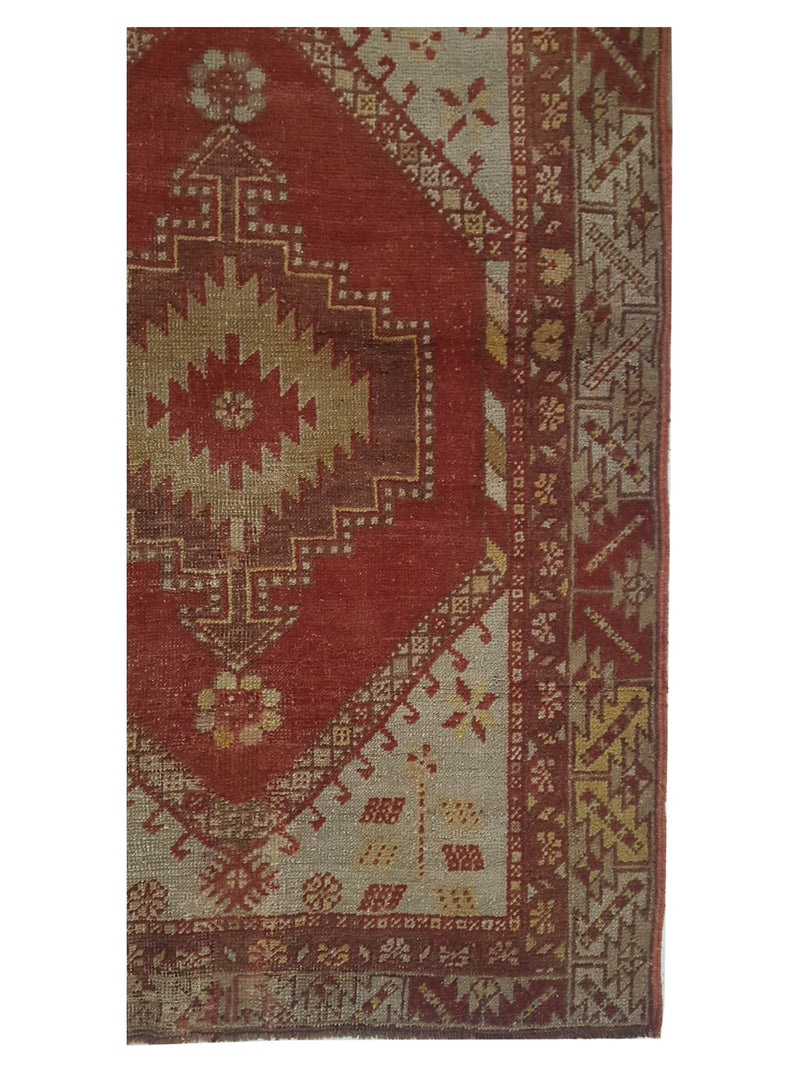 Pacific Anatolia 73649 Rust Grey Transitional Hand Knotted Rug