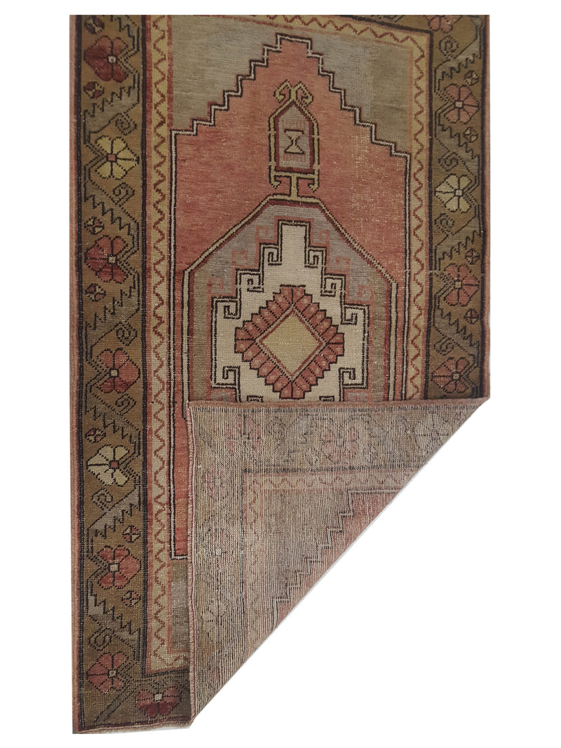 Pacific Anatolia 73652 Orange Gold Transitional Hand Knotted Rug
