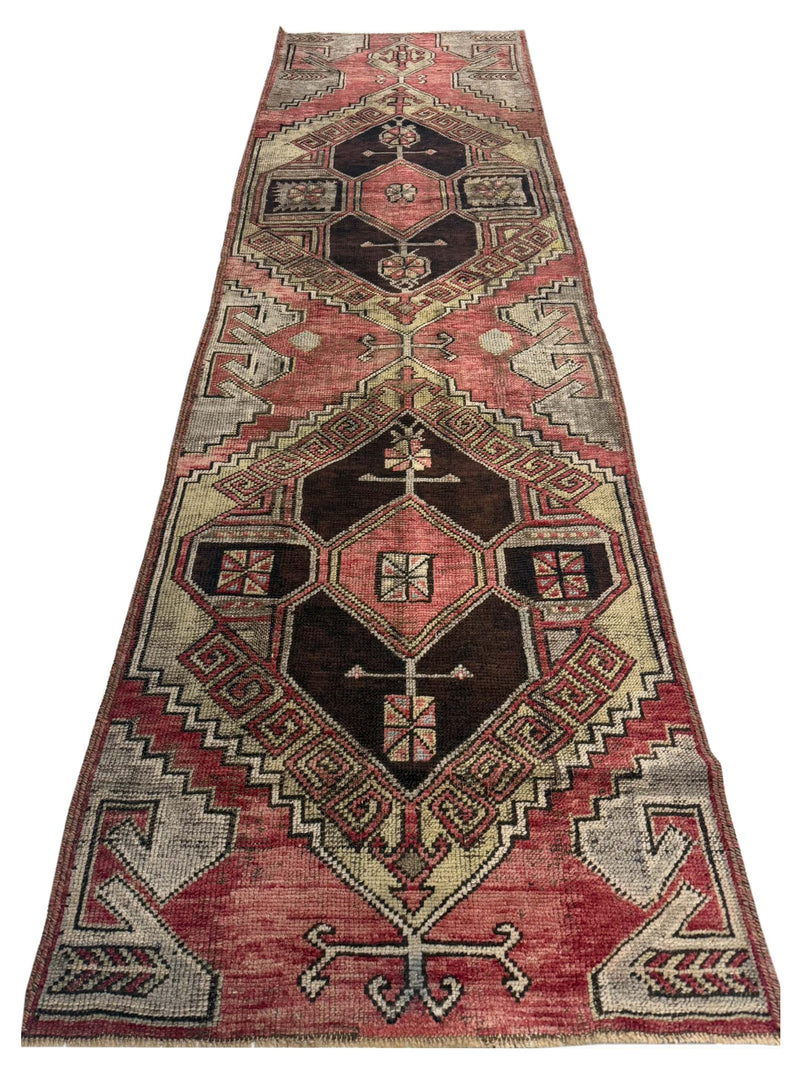 Pacific Anatolia 73657 Orange Ivory Transitional Hand Knotted Rug