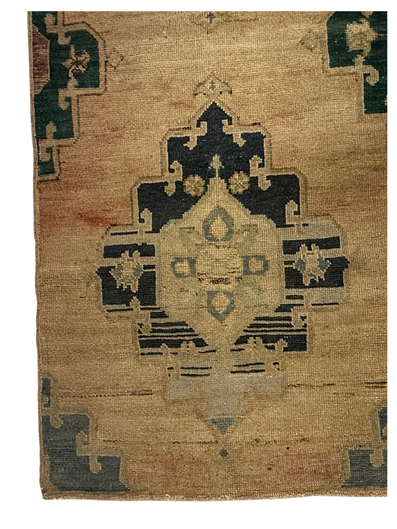 Pacific Anatolia 73658 Camel Navy Transitional Hand Knotted Rug