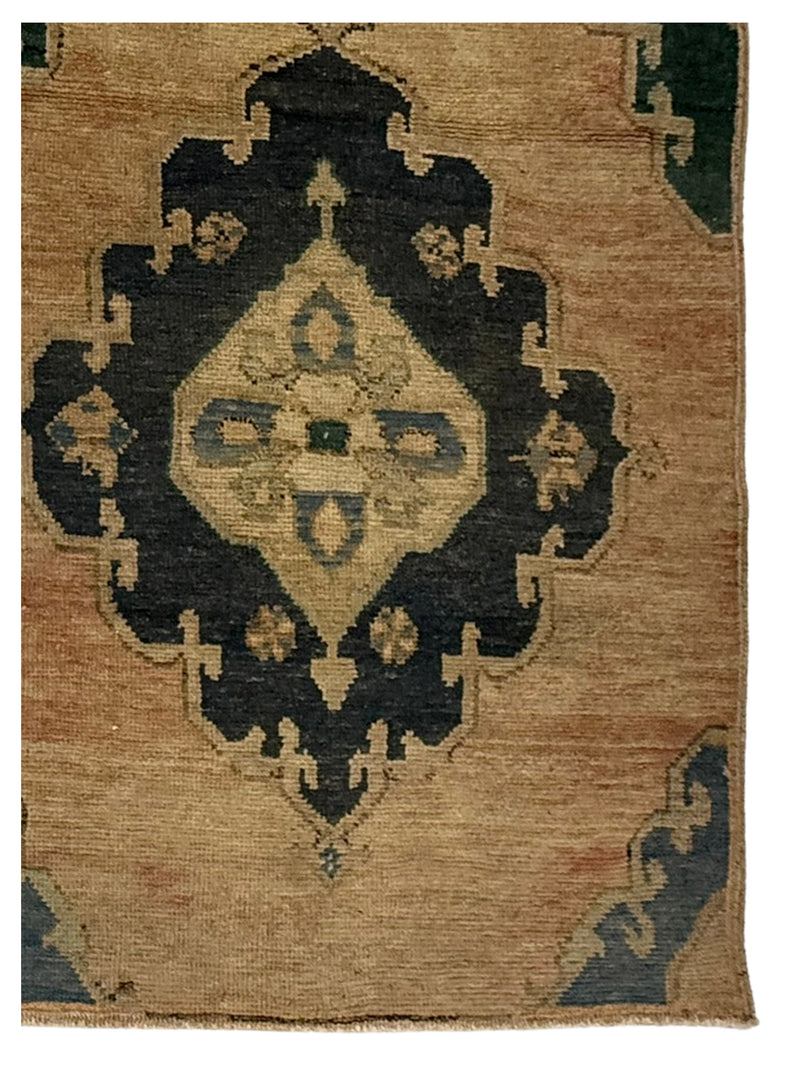Pacific Anatolia 73658 Camel Navy Transitional Hand Knotted Rug