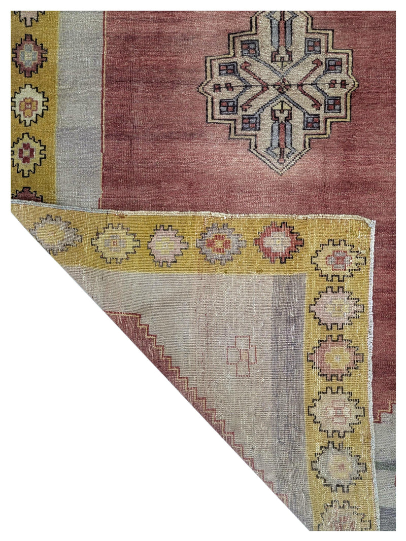 Pacific Anatolia 73659 Rust Gold Transitional Hand Knotted Rug