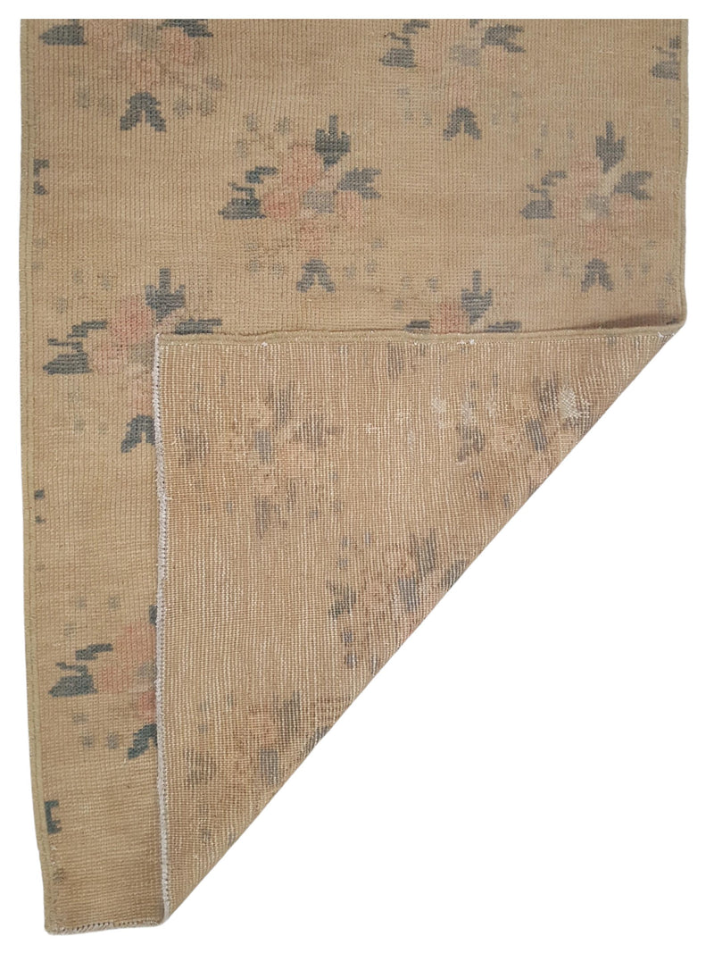 Pacific Anatolia 73666 Camel Teal Transitional Hand Knotted Rug
