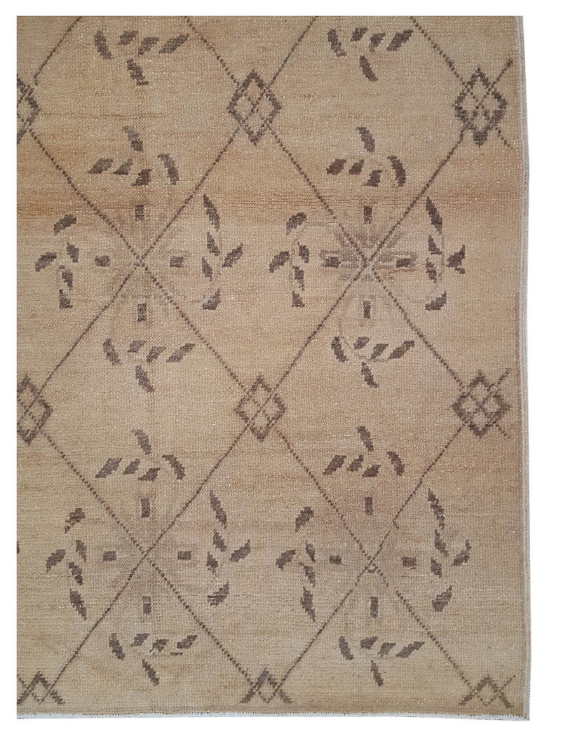 Pacific Anatolia 73681 Beige Brown Transitional Hand Knotted Rug