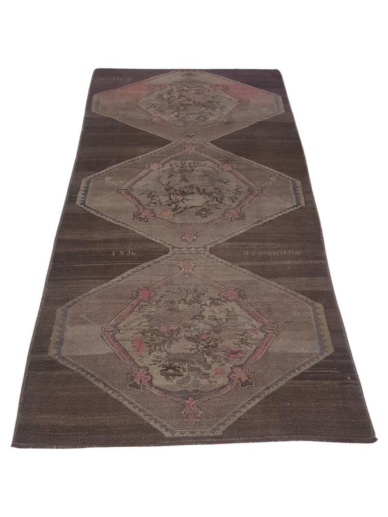 Pacific Kars 73697 Mocha Latte Transitional Hand Knotted Rug