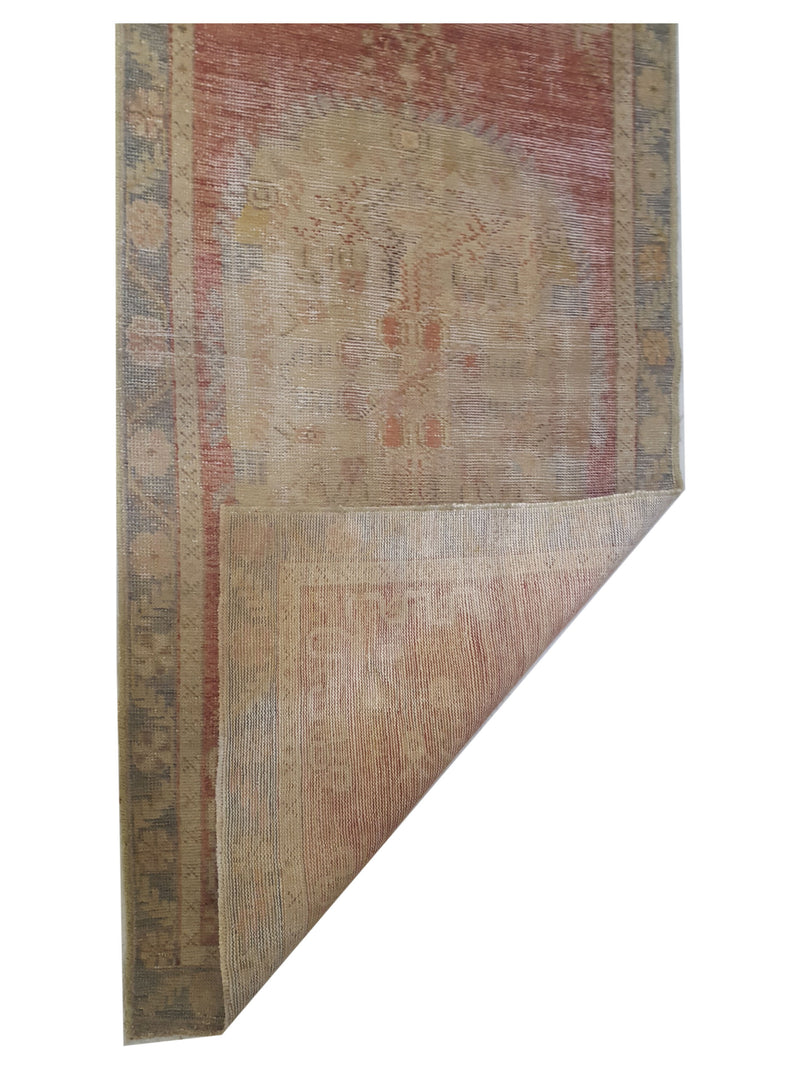 Pacific Anatolia 73706 Orange Grey Transitional Hand Knotted Rug