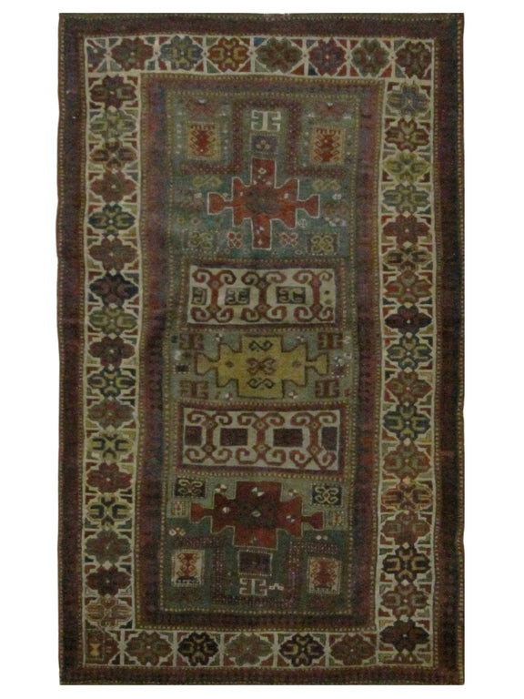 Fasa Antique Kazak  Olive Camel Transitional