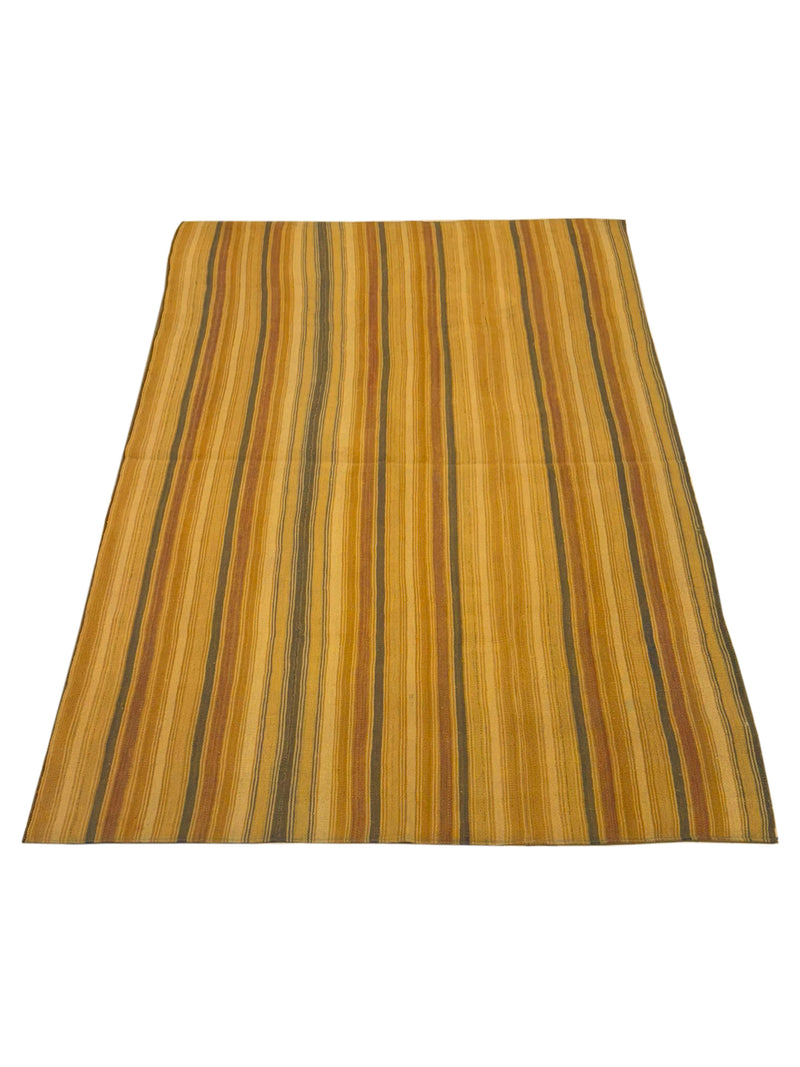 Pacific Vintage Kilim 73715 Yellow Brown Transitional Hand Woven Rugs